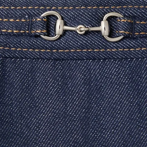 Children's Denim Skirt With Horsebit