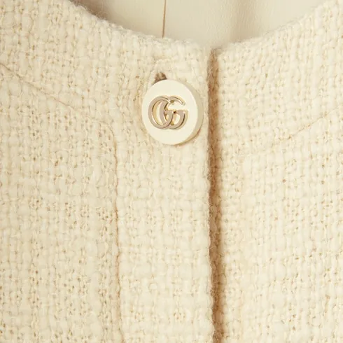 Textured Wool Tweed Dress