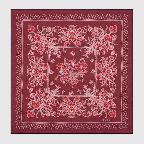 Printed Cotton Pocket Square