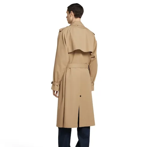 Cotton Gabardine Trench Coat