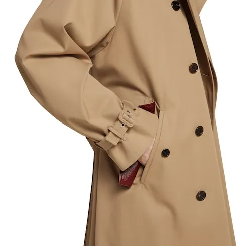 Cotton Gabardine Trench Coat