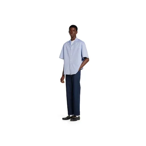 Oxford Cotton Shirt With Embossed Label