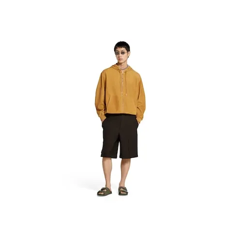 Wool Gabardine Shorts With Embroidery