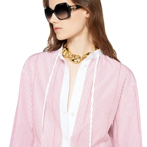 Gucci Cotton Fil Coupé Shirt