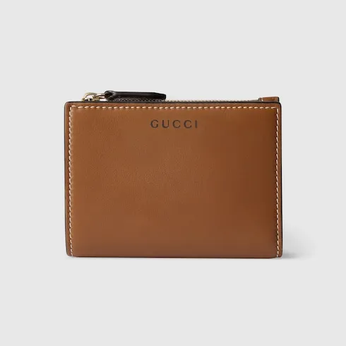 Gg Emblem Medium Zip Wallet