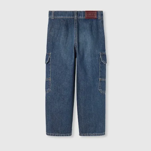 Children's Denim Pants With Web