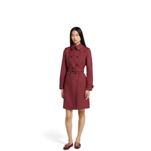 Double Gabardine Trench Coat