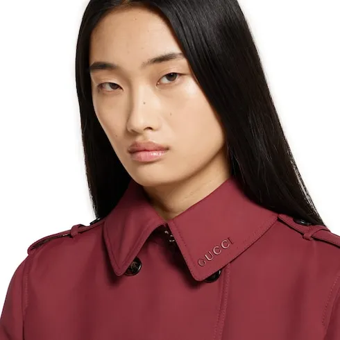 Double Gabardine Trench Coat