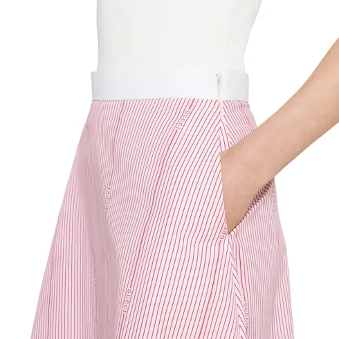 Gucci Cotton Fil Coupé Skirt