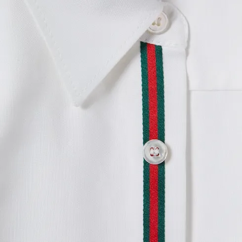 Oxford Cotton Shirt With Web