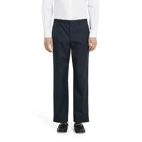 Cotton Twill Pant With Web Detail