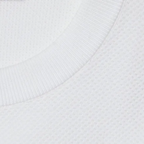 Cotton Piquet Sweater With Web