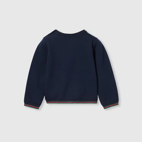Baby Wool Sweater With Web