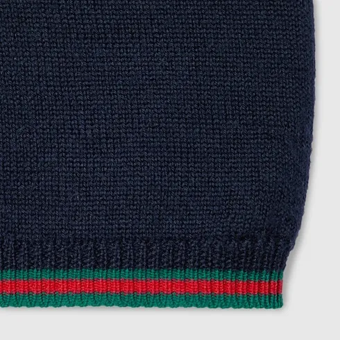 Baby Wool Sweater With Web