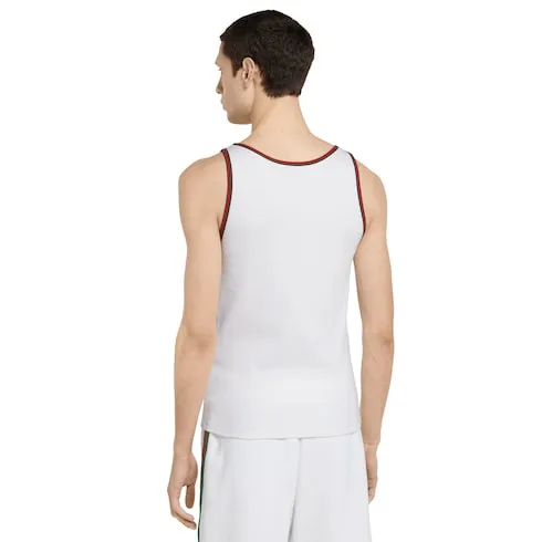 Rib Cotton Tank Top With Web