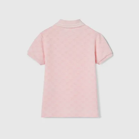 Children's Gg Cotton Polo Shirt