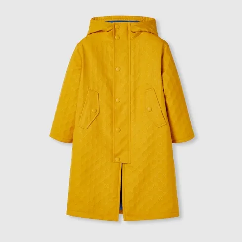 Children's Gg Cotton Hooded Jacket