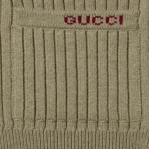 Rib Wool Cashmere Knit Cardigan