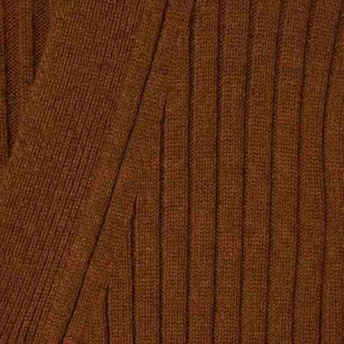 Rib Wool Cashmere Knit Cardigan