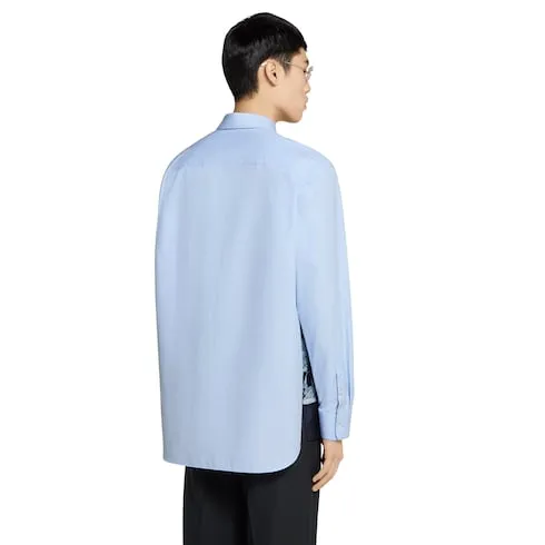 Printed Cotton Silk Twill Shirt