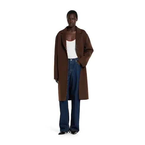 Reversible Silk Wool Coat