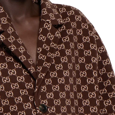 Reversible Silk Wool Coat