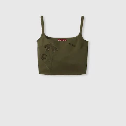 Wool Mohair Top With Embroidery