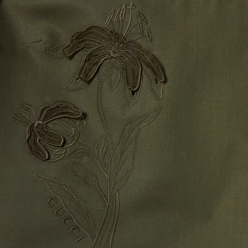 Wool Mohair Top With Embroidery