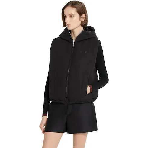 Reversible Wool Bouclé Gilet