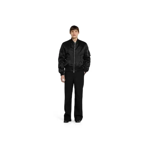 Heavy Nylon Canvas Bomber Jacket