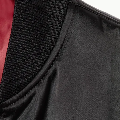 Heavy Nylon Canvas Bomber Jacket
