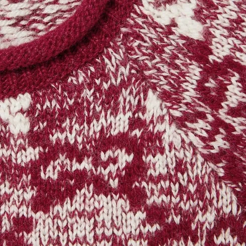 Baby Gg Wool Jacquard Sweater