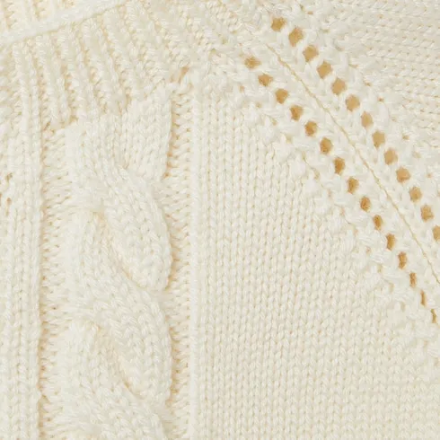 Baby Wool Cardigan With Web