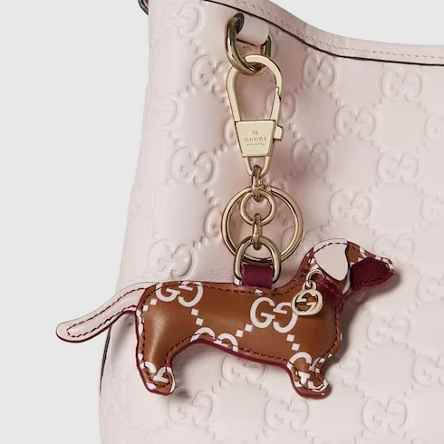 Dog-Shaped Bag Charm