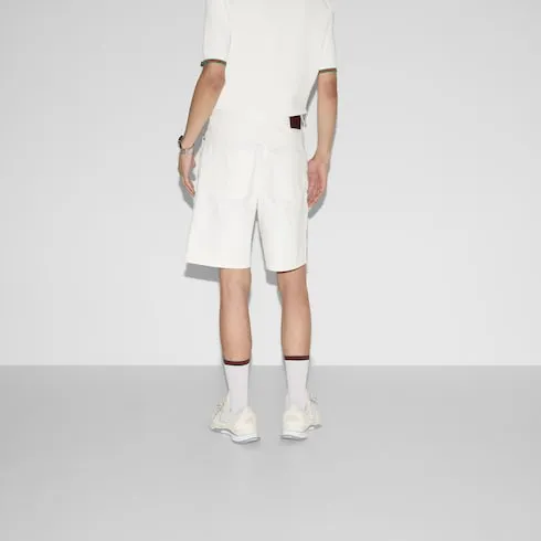 Denim Shorts With Gucci Selvedge