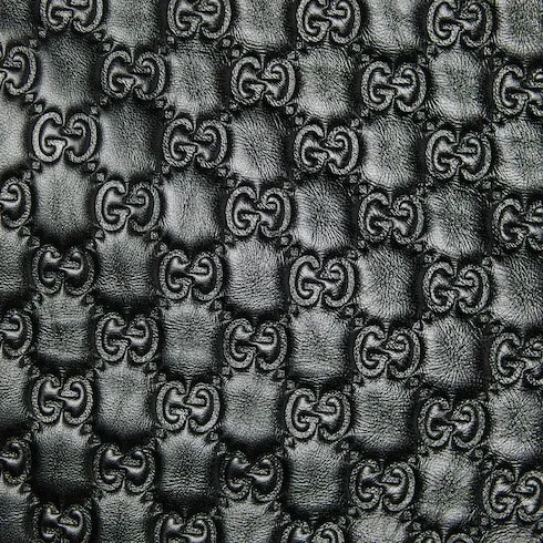 Embossed Gg Leather Shorts