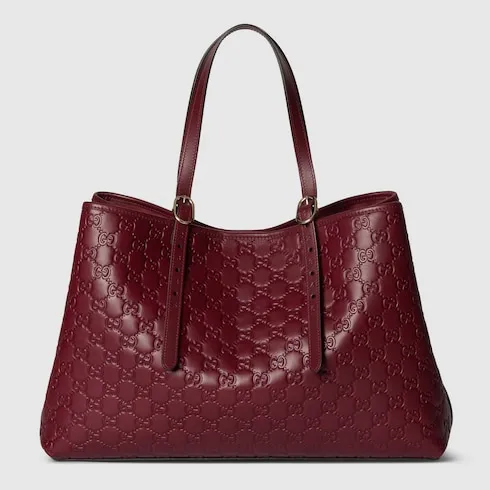 Gg Emblem Large Tote Bag