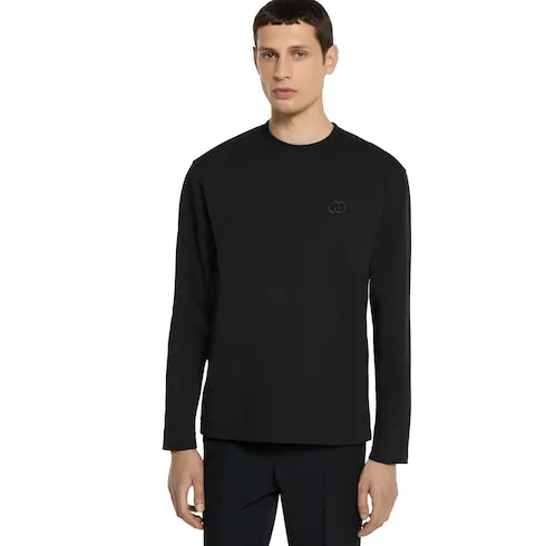 Long-Sleeve Cotton Jersey T-Shirt