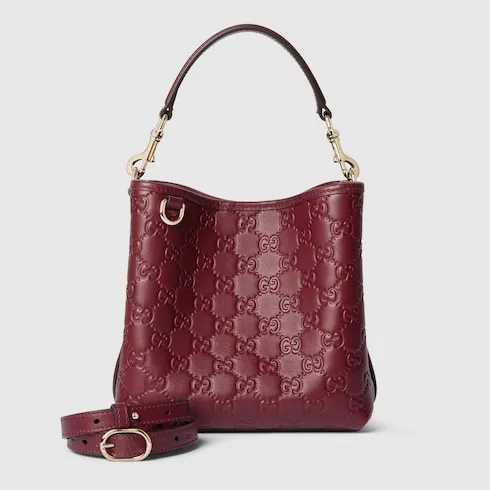 Gg Emblem Small Bucket Bag