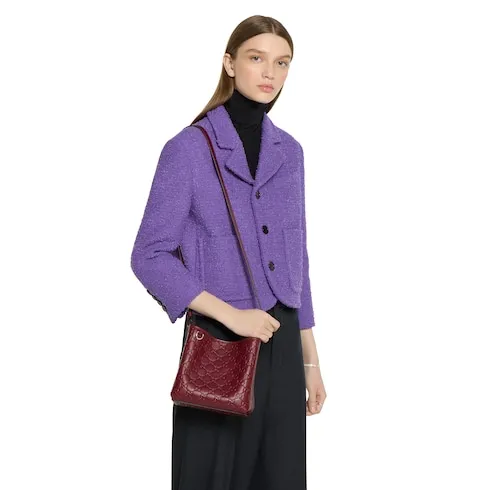 Gg Emblem Small Bucket Bag