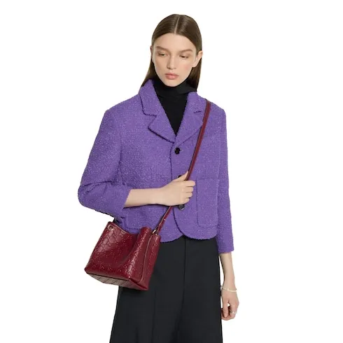 Gg Emblem Small Bucket Bag