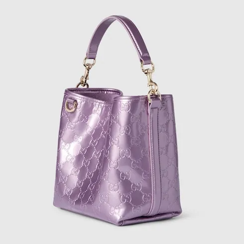 Gg Emblem Small Bucket Bag