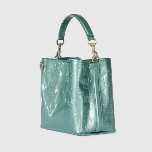 Gg Emblem Small Bucket Bag