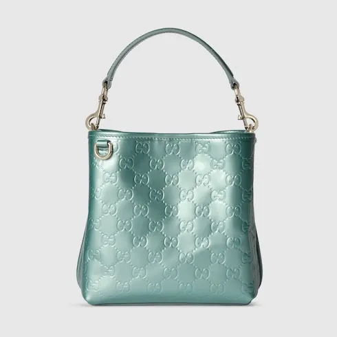 Gg Emblem Small Bucket Bag