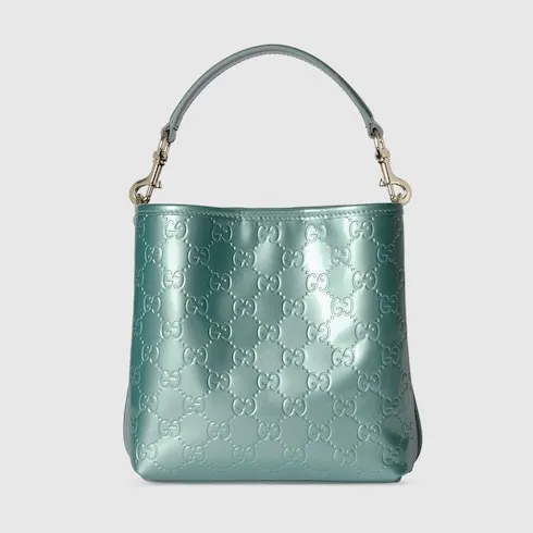 Gg Emblem Small Bucket Bag