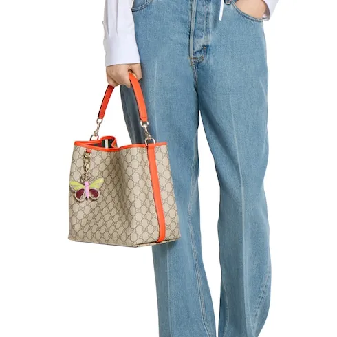 Gg Emblem Medium Bucket Bag