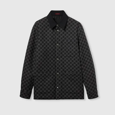 Brushed Gg Flannel Jacket