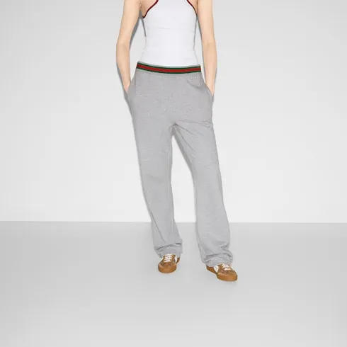Cotton Jersey Jogging Trouser With Web