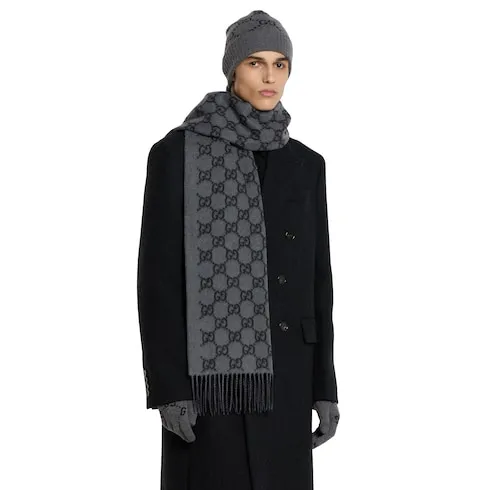 Gg Cashmere Scarf