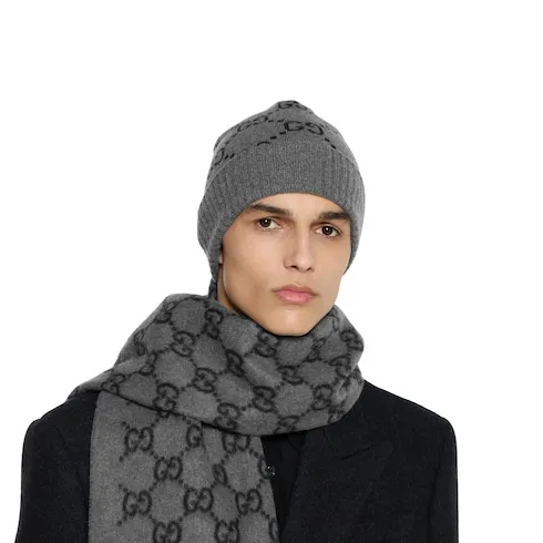 Gg Cashmere Hat